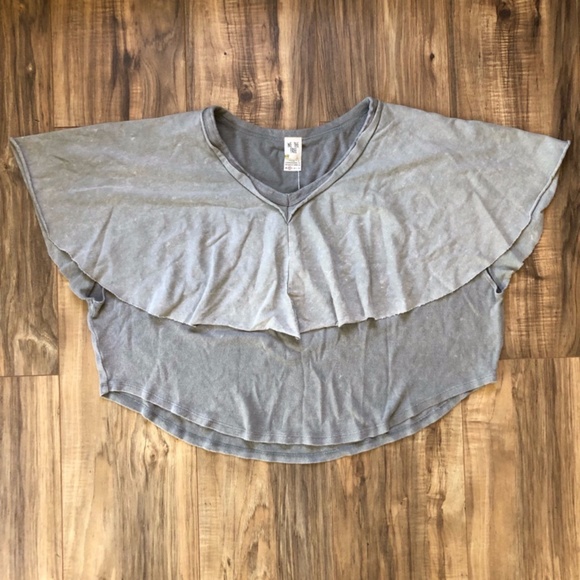 NWT - We The Free Girl Talk Tee In Gray XS - Picture 1 of 9